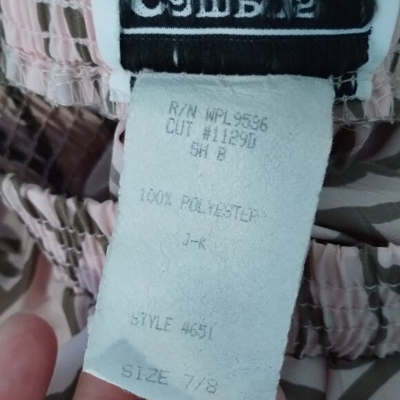 Vintage 1970's Campus Casuals of California Blush Pleated Skirt - Picture 9 of 9